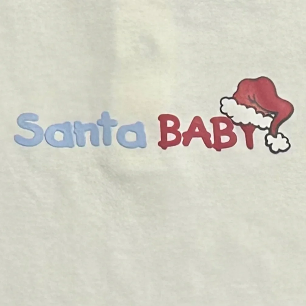 💞 New Baby & Toddler Size 24 Months Santa Baby Christmas Holiday Onesie Bodysuit